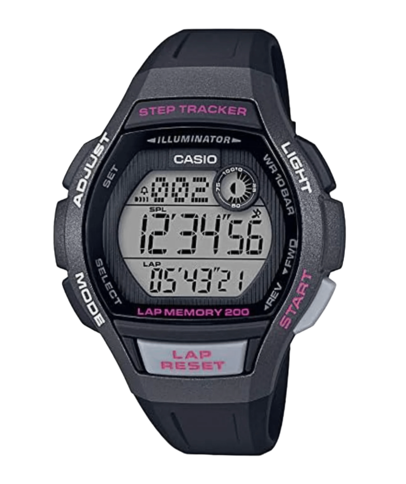 Casio Standard Digital Running Watch, LWS - 2000H - 1AJH