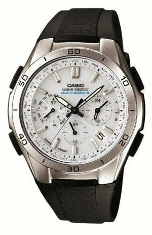 Casio Wave Ceptor Wvq - m410 - 7ajf Tough Solar Men's Watch Atomic Radio