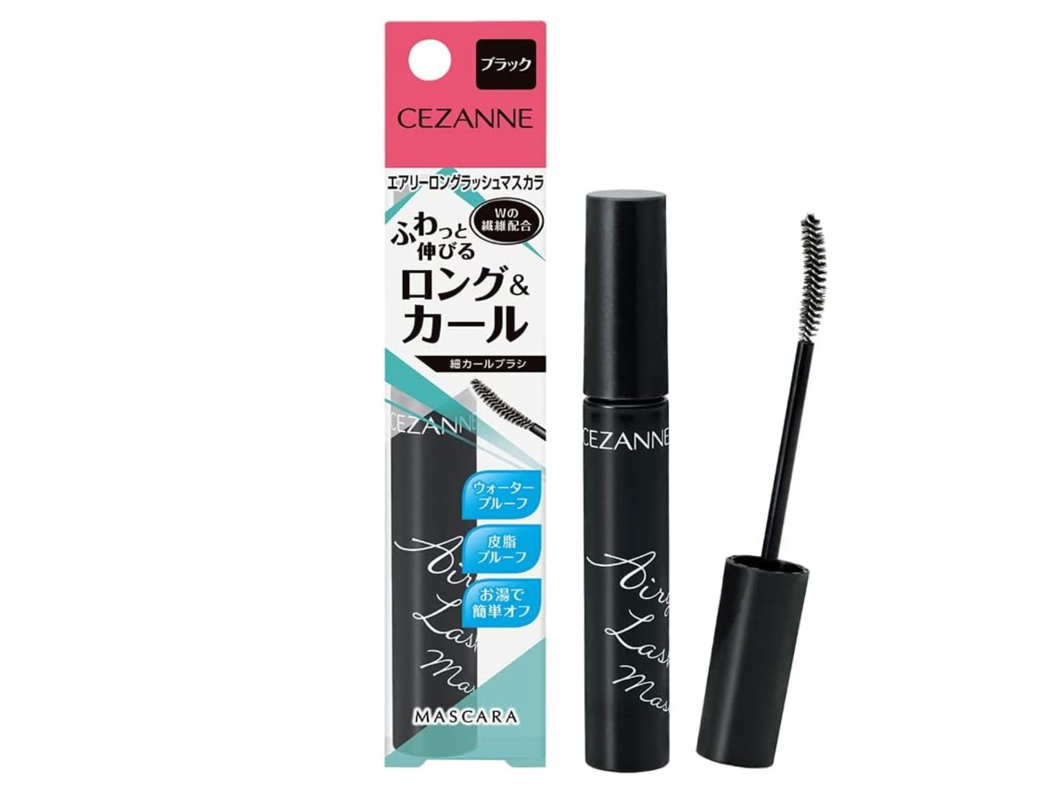 Cezanne - Airy Curl Mascara (Black) - YOYO JAPAN