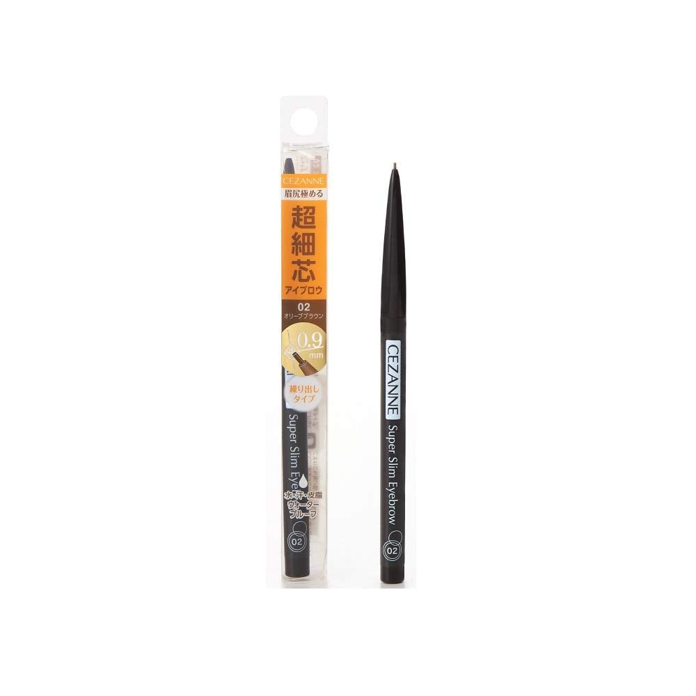 Cezanne Japan Super Fine Core Eyebrow 02 Olive Brown 0.02G Extension Light Brown Gram