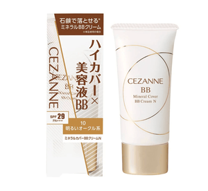 Cezanne Mineral Cover BB Cream N 10 Light Ocher 30G Soap Removable