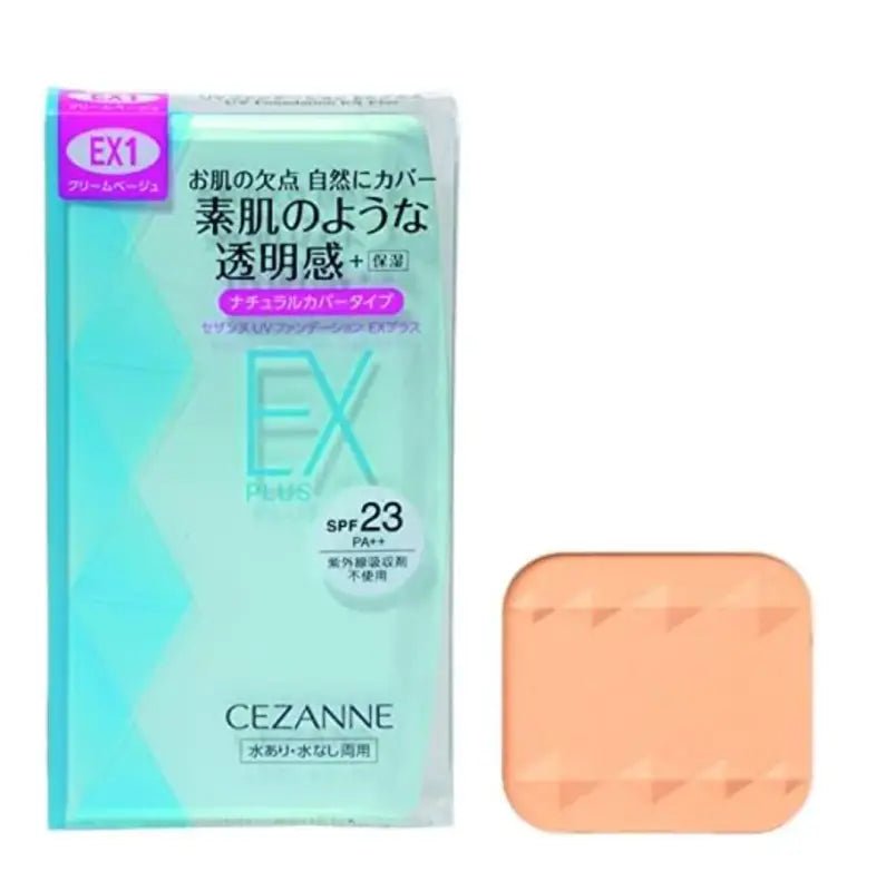 Cezanne UV Foundation EX Plus EX1 Cream Beige SPF23/ PA ++ 11g - Makeup Foundation