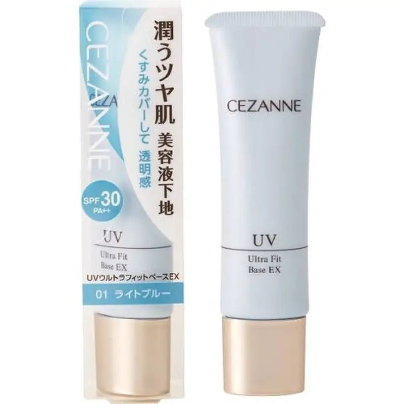 Cezanne Uv Ultra Fit Base Ex 01 Light Blue SPF30 / PA ++ 30g - Perfect Makeup Base