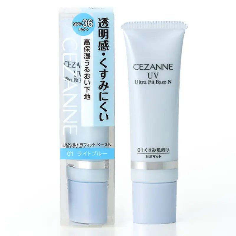 Cezanne Uv Ultra Fit Base N 01 Light Blue SPF36/PA ++ 30g - Face Makeup Base