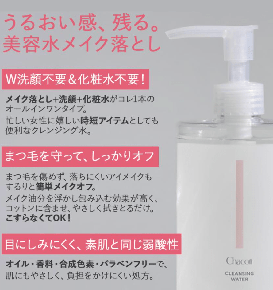 Chacott cleansing Water (500ml)