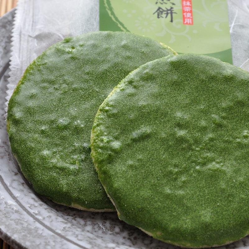 Chayudo Uji Matcha Flavored Sweet And Salty Senbei Rice Crackers 10 pcs. - YOYO JAPAN