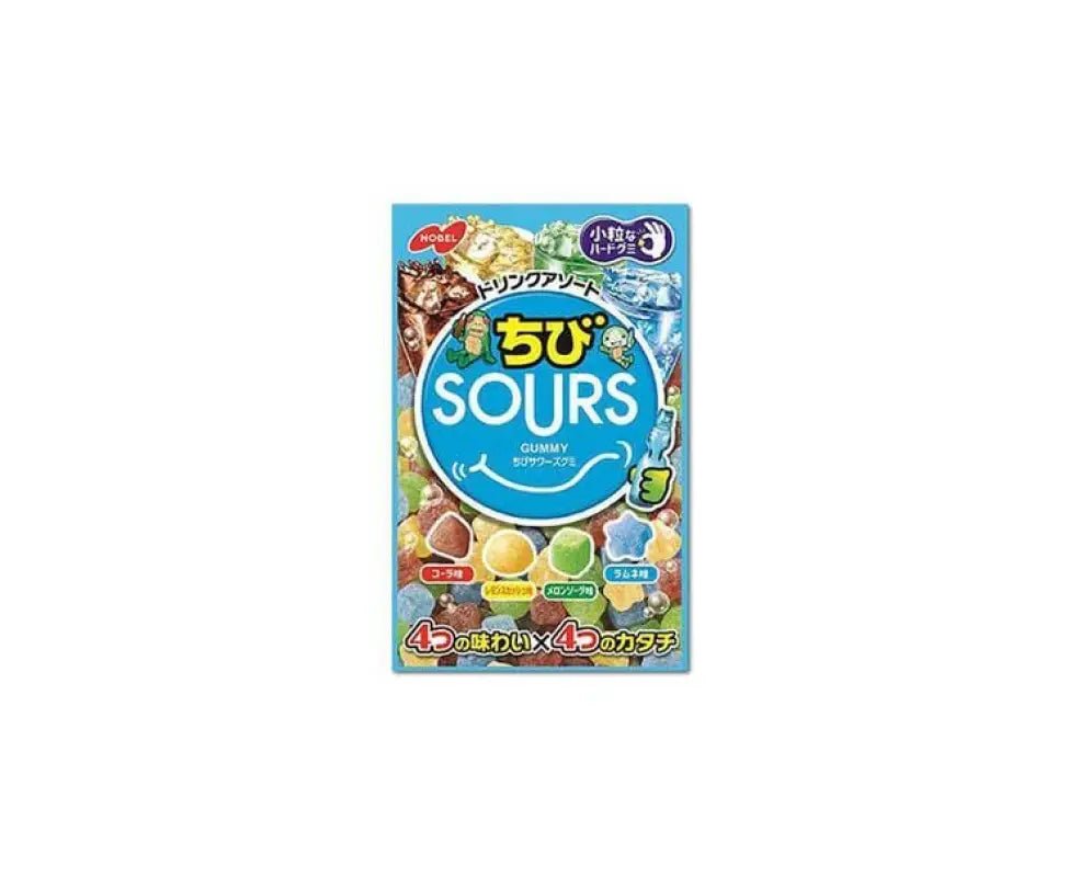 Chibi Sours Gummy: Assorted Drinks Flavor - YOYO JAPAN