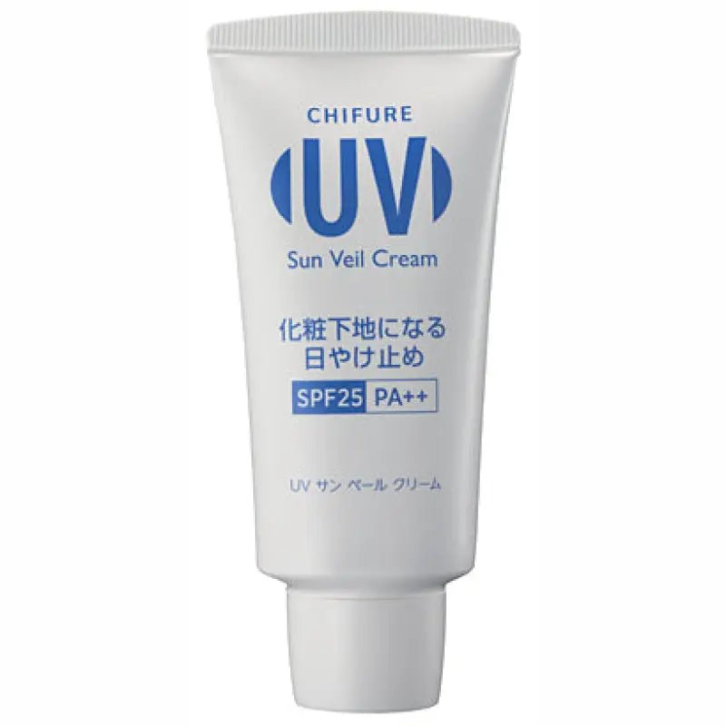 Chifure Sun Veil Cream Sunscreen SPF25 PA++ 50g - Japanese Sunscreen - Cream Type Sunscreen - YOYO JAPAN