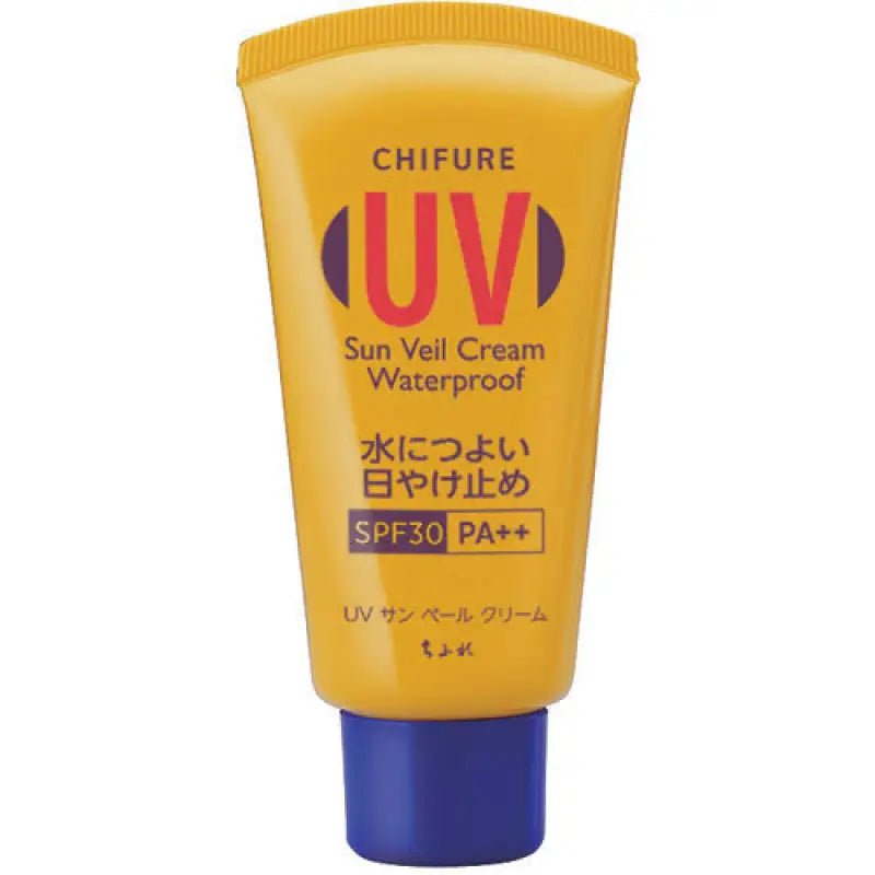 Chifure UV Sun Veil Cream Waterproof SPF30 PA++ 50g - Waterproof Suncream From Japan - YOYO JAPAN