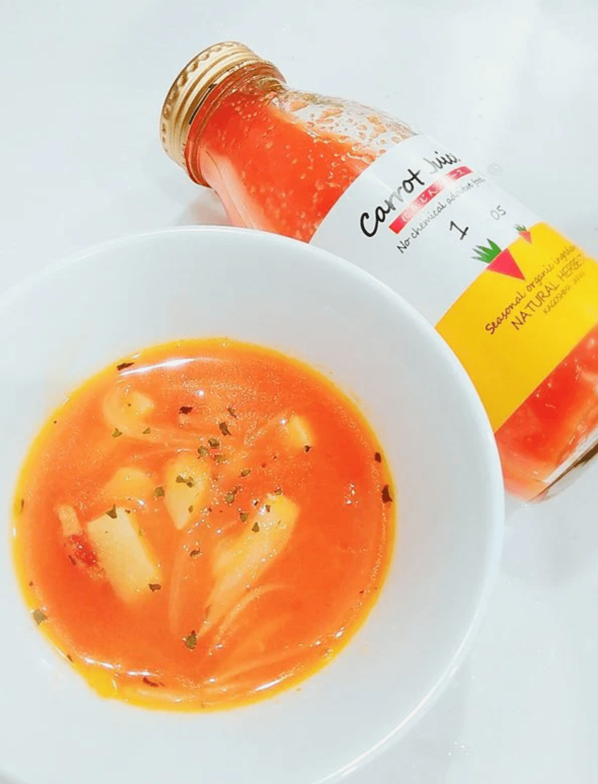 Chikyubatake Carrot Juice From Organic Carrots Multipurpose Juice 1L