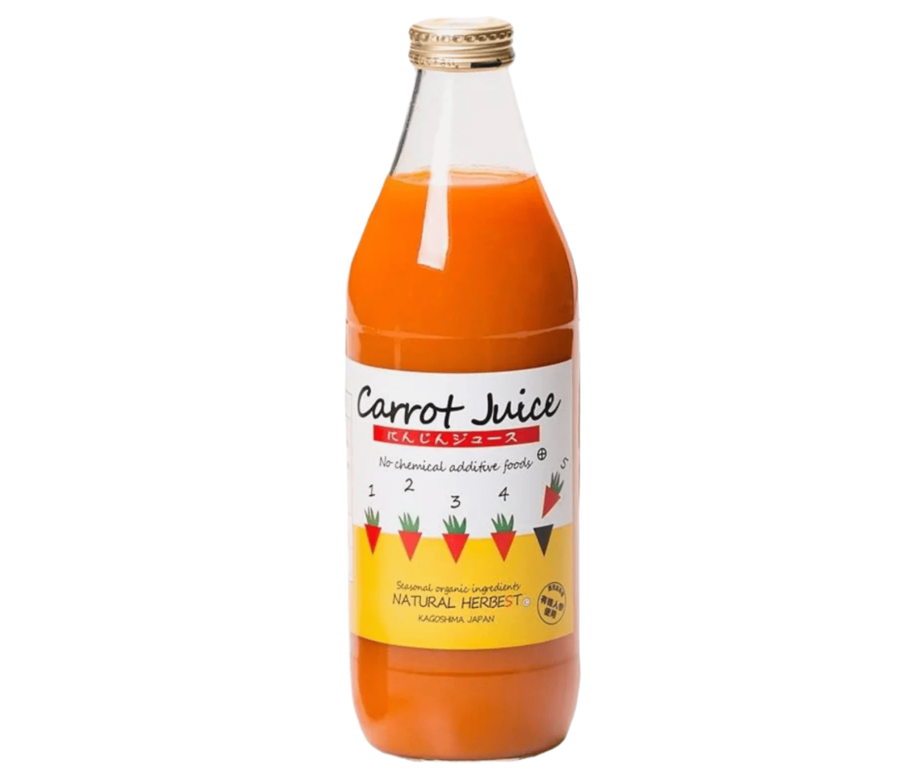 Chikyubatake Carrot Juice From Organic Carrots Multipurpose Juice 1L