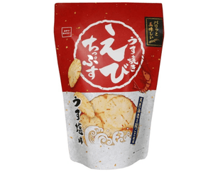 Oyatsu Company Thinly Grilled Shrimp Chips 80g, light crispy texture, ideal for everyday snacking