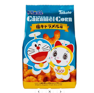 Tohato Caramel Corn Doraemon Limited Edition, perfect for sharing and snack breaks