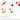 Lindt Chocolate Lindor Christmas Bags, Set of 7 in Set of 7, Elegant Packaging, perfect for Family Winter Parties