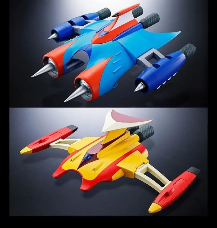 Chogokin Gx-76x2 Grendizer D.c. Drill Spazer & Marine Set Figure Bandai