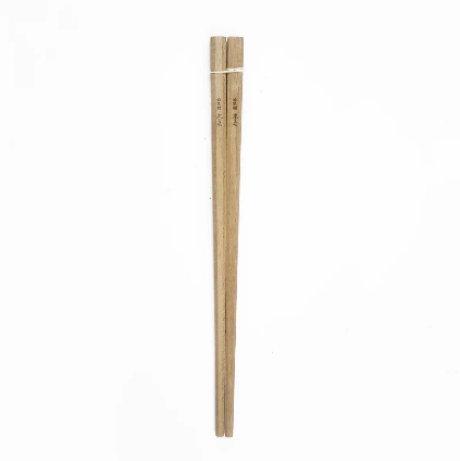 Kiya Wooden Antibacterial Long Cooking Chopsticks 30cm in use, perfect for stirring, frying, and kitchen tasks