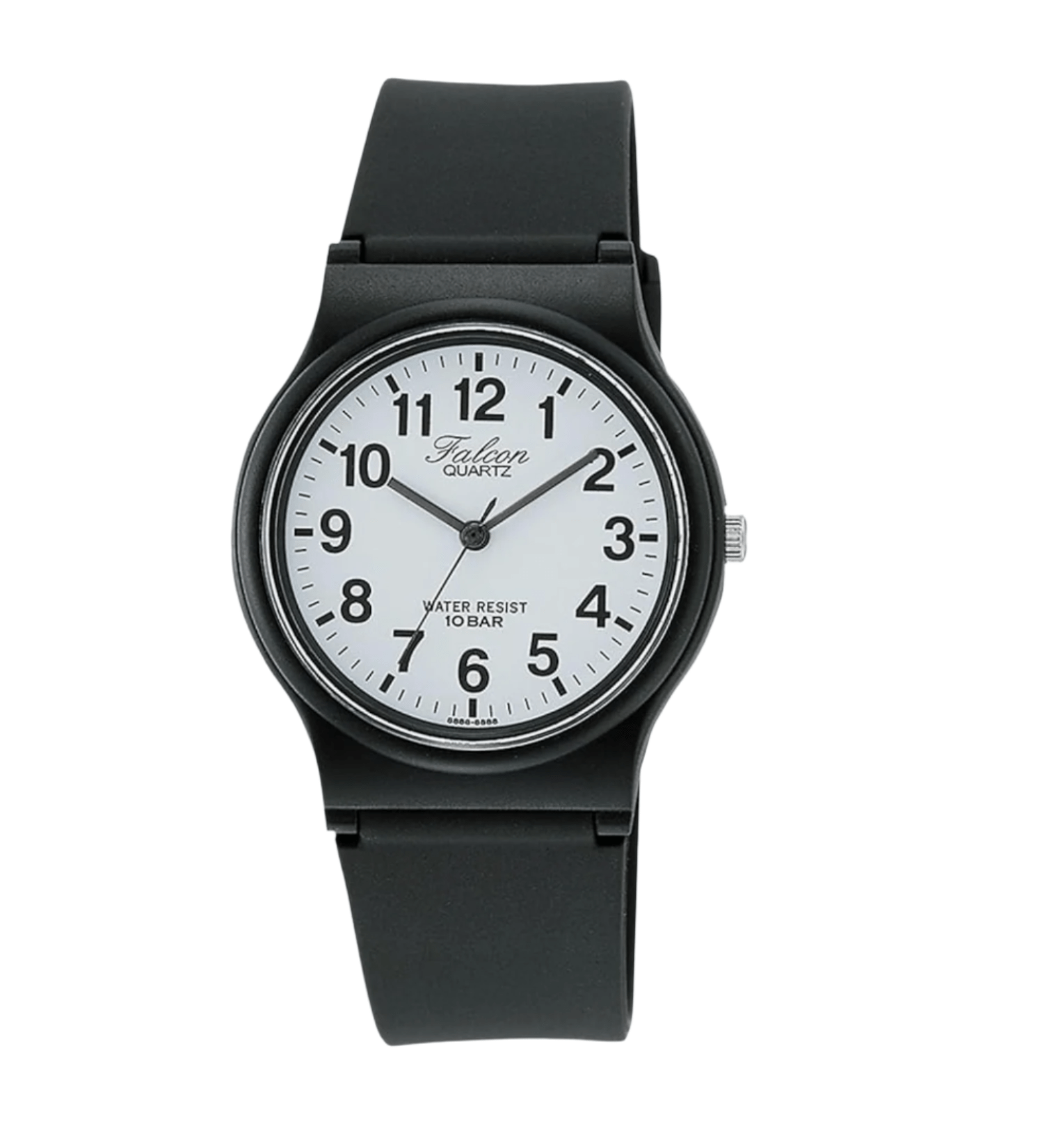 Citizen Q&Q VP46 - 852 Analog Wristwatch, Waterproof, Urethane Strap, White