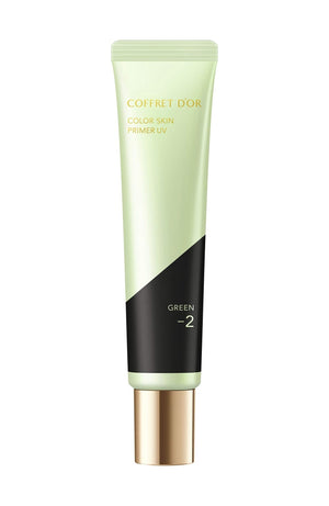 Coffret D'Or Color Skin Primer Uv 01 Green Spf20/Pa+ Base - Japan