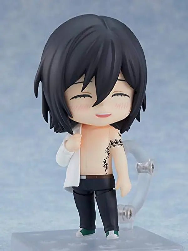 Close-up of GOOD SMILE COMPANY Nendoroid Izumi Miyamura Horimiya, 10cm, featuring blushing expression for display charm