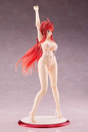 Close-up of Wave Dream Tech 1/7 Rias Gremory Bikini PVC Figure, 305mm, featuring detailed sculpting for display appeal