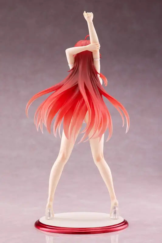 Wave Dream Tech 1/7 Rias Gremory Bikini PVC Figure in 1/7 scale, painted finish, perfect for collector shelves