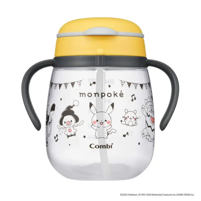 Combi Rakumag Leakless Straw Monpoke Monpoke Yellow 1 Piece (X 1)