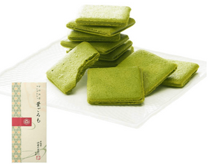 10pcs Kyoto Matcha Cookie (S) with authentic matcha, offering a Japanese treat for tea lovers