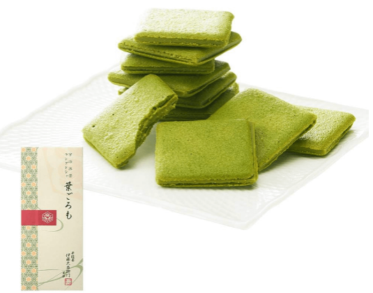 10pcs Kyoto Matcha Cookie (S) with authentic matcha, offering a Japanese treat for tea lovers