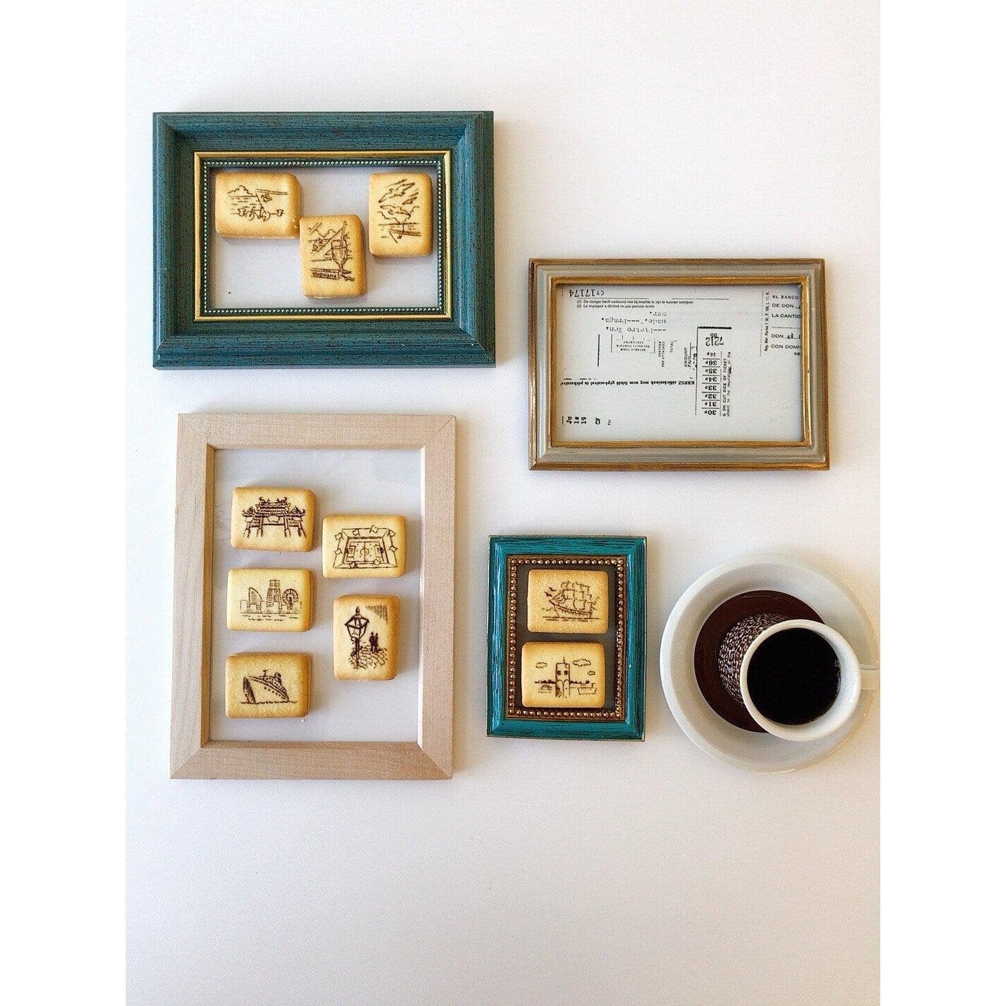 Takara Seika Yokohama Butter Cream Sandwich Biscuits in 72g packs, perfect for sharing or relaxing breaks