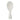 Akebono Shamoji Self Standing Non-Stick Rice Scoop White, upright design, ideal for clean rice serving