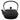 Iwachu Tetsubin Arare Patterned Cast Iron Kettle 0.9 L full view on kitchen counter