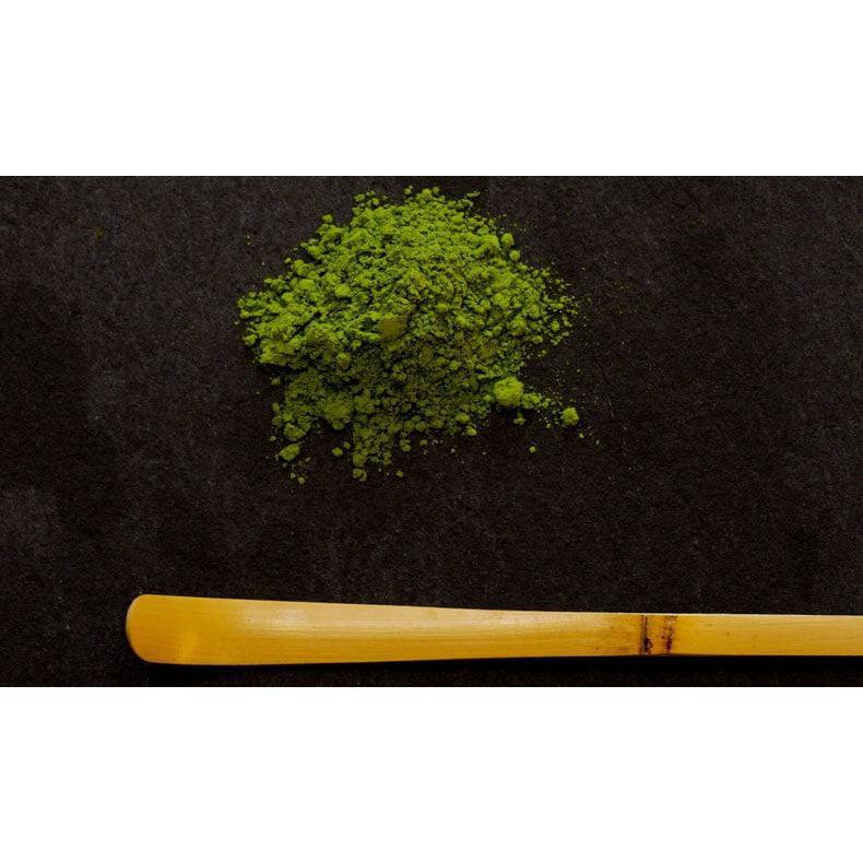 Close-up of JapanBargain Chashaku 18cm showing smooth bamboo finish for easy matcha scooping