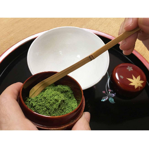18cm Bamboo Chashaku by JapanBargain with polished finish, offering simple matcha scooping for home users