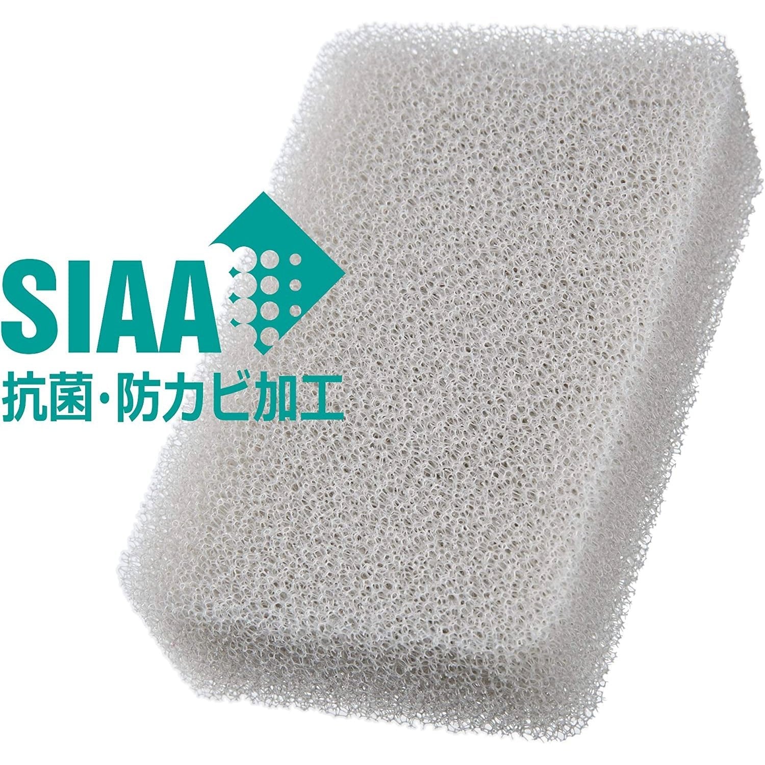 Pack of 3 Kamenoko Kitchen Sponges Gray, non-scratch design for cookware and utensils.