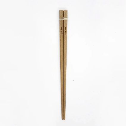 Kiya Wooden Antibacterial Long Cooking Chopsticks Square 30cm, perfect for frying and mixing dishes.