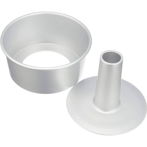 17cm Matsunaga Aluminum Professional Chiffon Cake Mold, detachable base, designed for home bakers