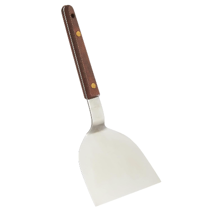 Stainless Steel All Purpose Turner & Teppanyaki Spatula 105mm, lightweight and compact, perfect for teppanyaki grilling