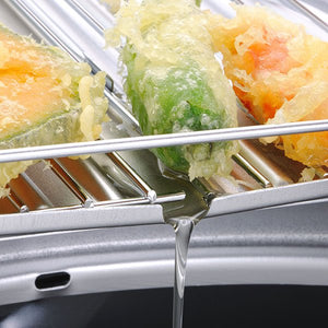 Close-up of Wahei Induction Iron Deep Fryer Pot 20cm showing sturdy iron construction