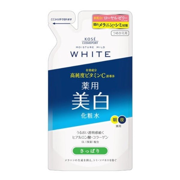 Kose Moisture Mild White L Refreshing Lotion 160ml [refill] - Japanese Whitening Lotion