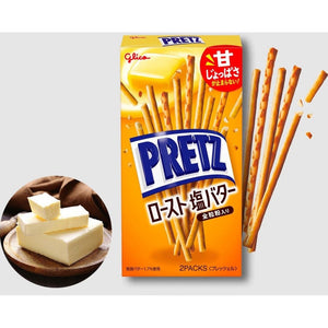 57g Glico Pretz Hokkaido Cultured Butter Biscuit Sticks, made with premium Hokkaido cultured butter, designed for snack lovers