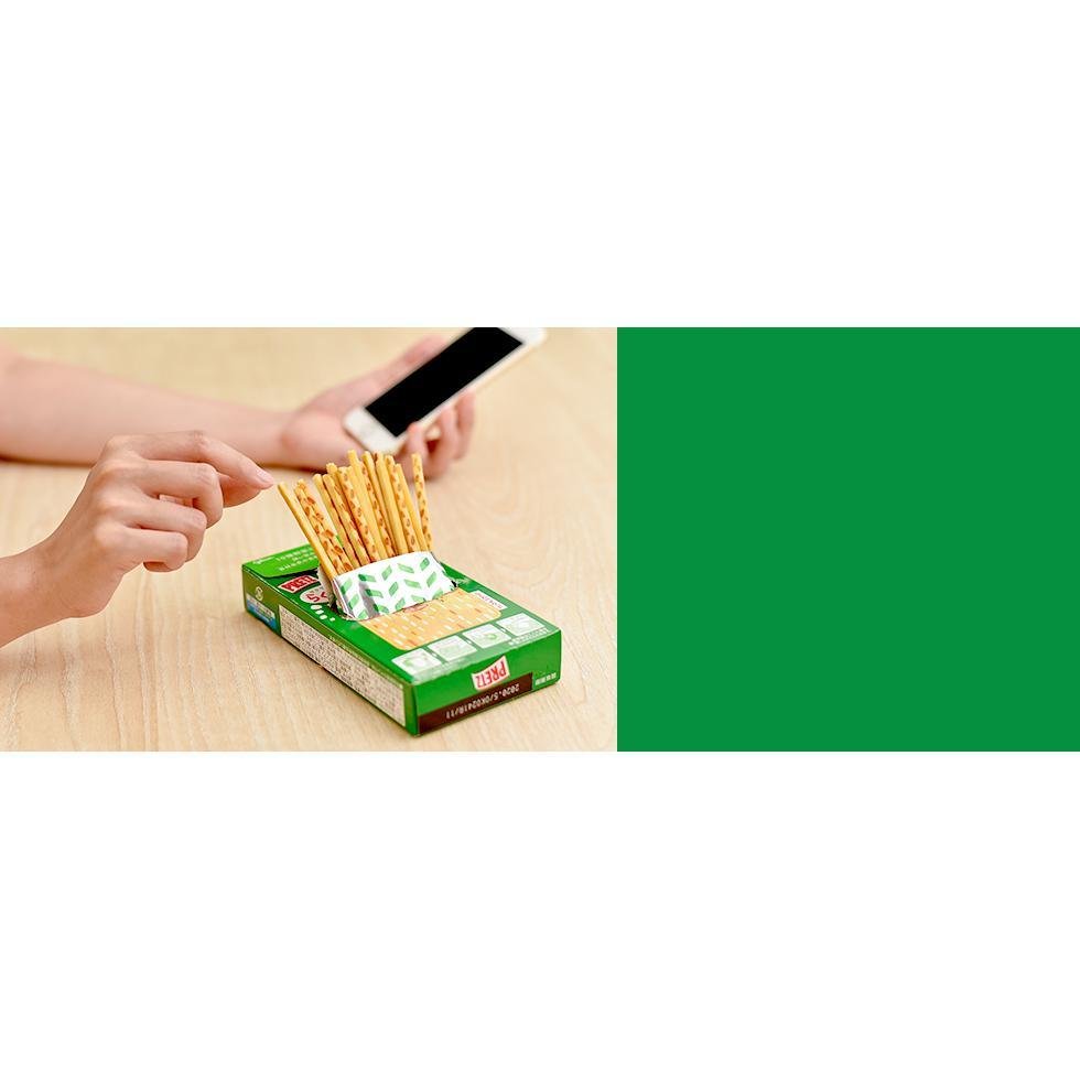 Close-up of Glico Pretz Hokkaido Cultured Butter Biscuit Sticks 57g showing crunchy biscuit sticks with buttery texture