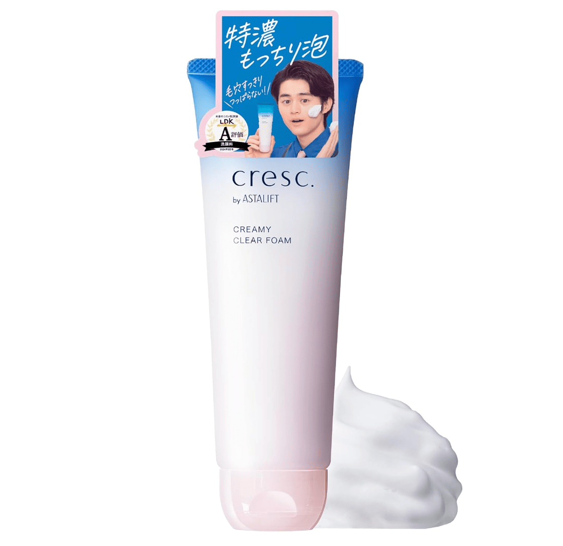 Cresque by Astalift Creamy Clear Foam Facial Cleansing Foam (120g)