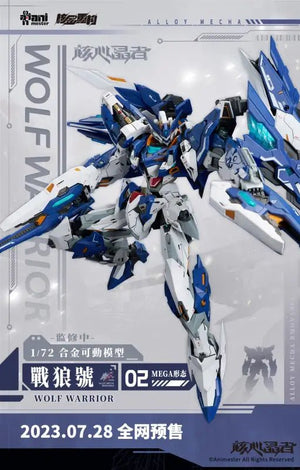 Crystal Envoy Wolf Warrior: Mega Mode 1/72 Scale Action Figure