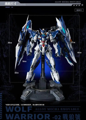 Crystal Envoy Wolf Warrior: Mega Mode 1/72 Scale Action Figure