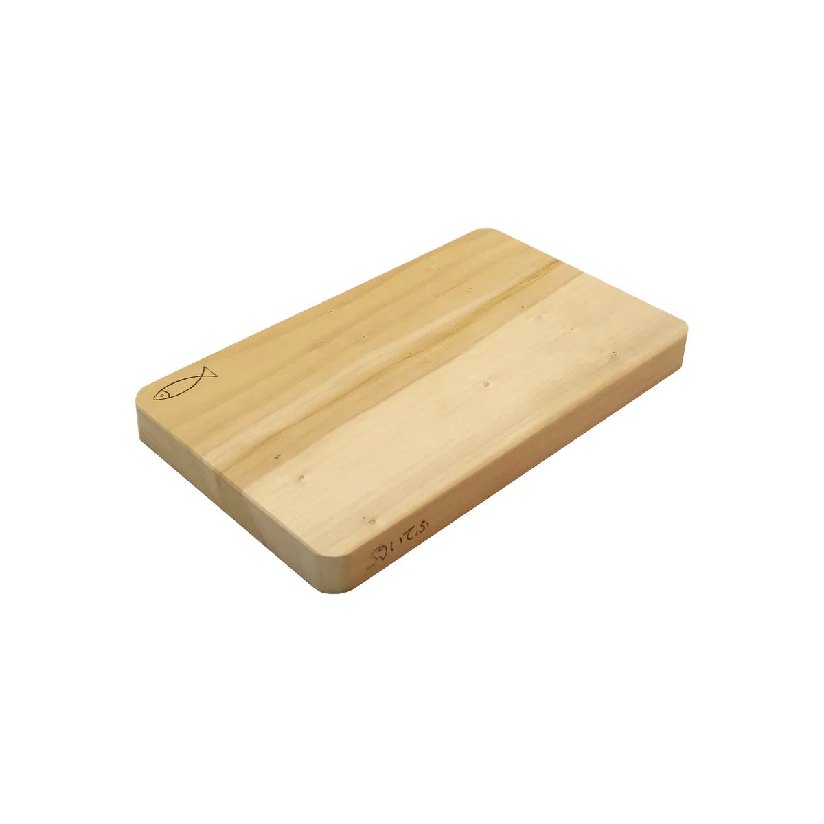 Close-up of Kiya Ichou Gingko Wood Cutting Board featuring smooth knife-friendly surface