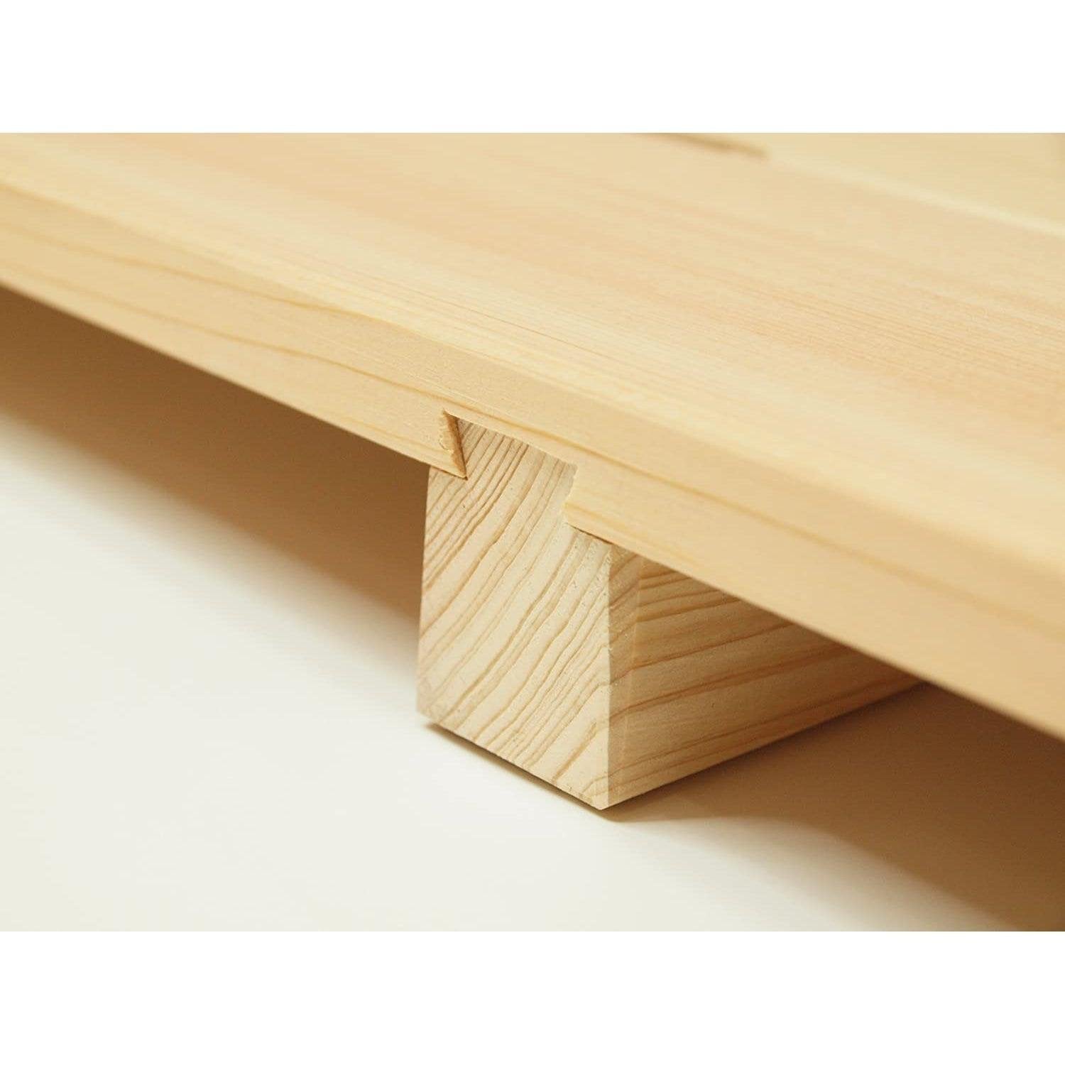 55×40cm Umezawa Hinoki Bath Mat, handcrafted Japanese cypress, designed for home spa comfort