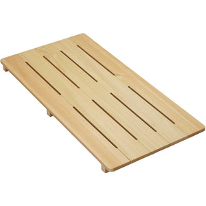 Umezawa Hinoki Bath Mat 55×40cm, slatted design, perfect for shower or bathtub area