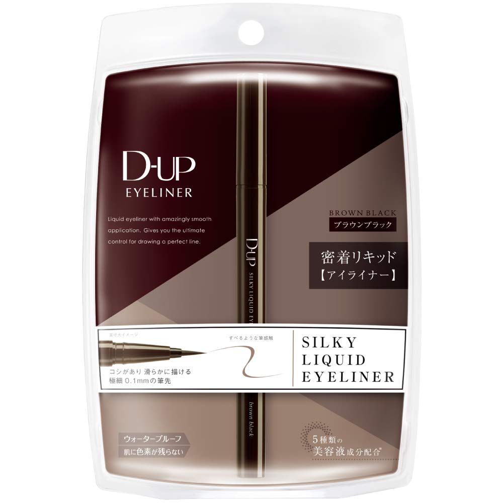 D - Up Silky Liquid Eyeliner Wp Brown Black 1 From Japan