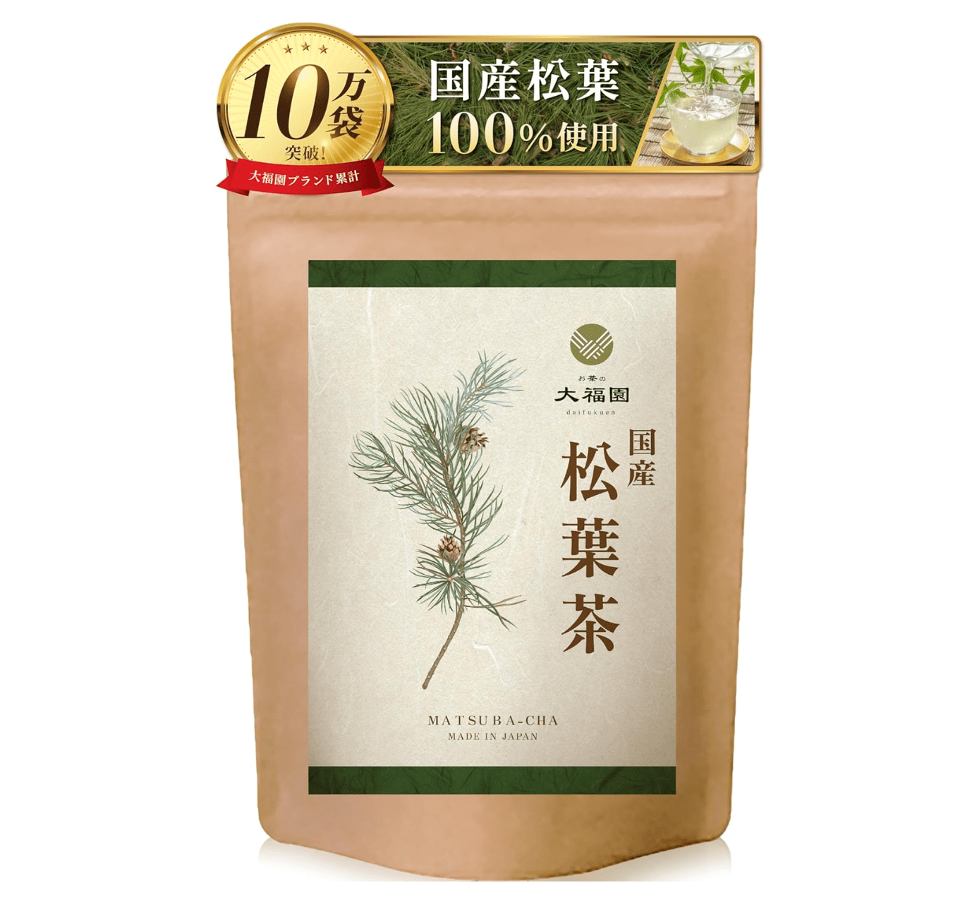 Daifukuen Tea Bag of Tea Needles (2g x 30 pcs)