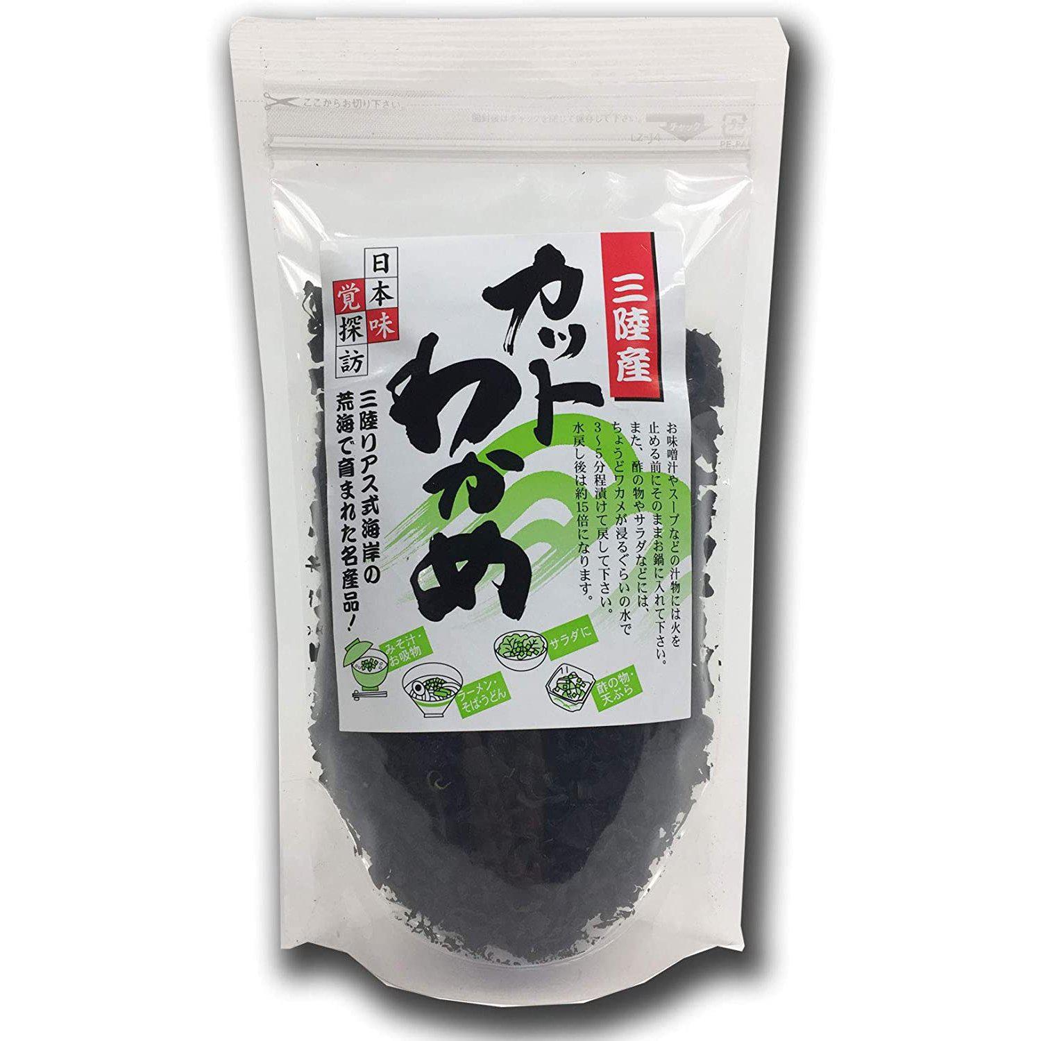 Daihoku Sanriku Wakame Dried Japanese Wakame Seaweed 100g - YOYO JAPAN